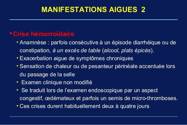 symptomes crise hemorroidaire symptomes crise hemorroidaire